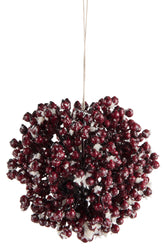 Boule suspendue Berry plastique profond - (87405)